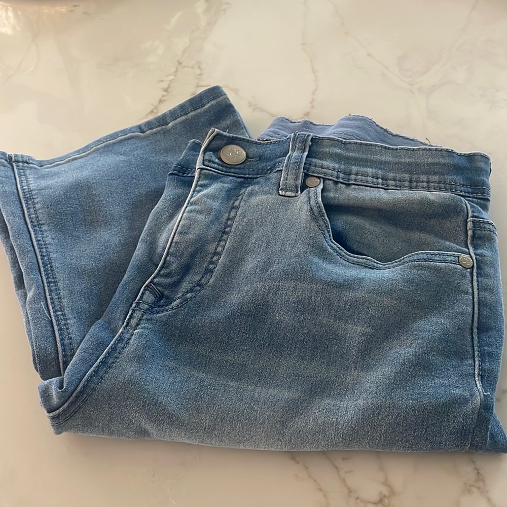 DG2 HIGH WAISTED WIDE LEG SHAPER JEANS